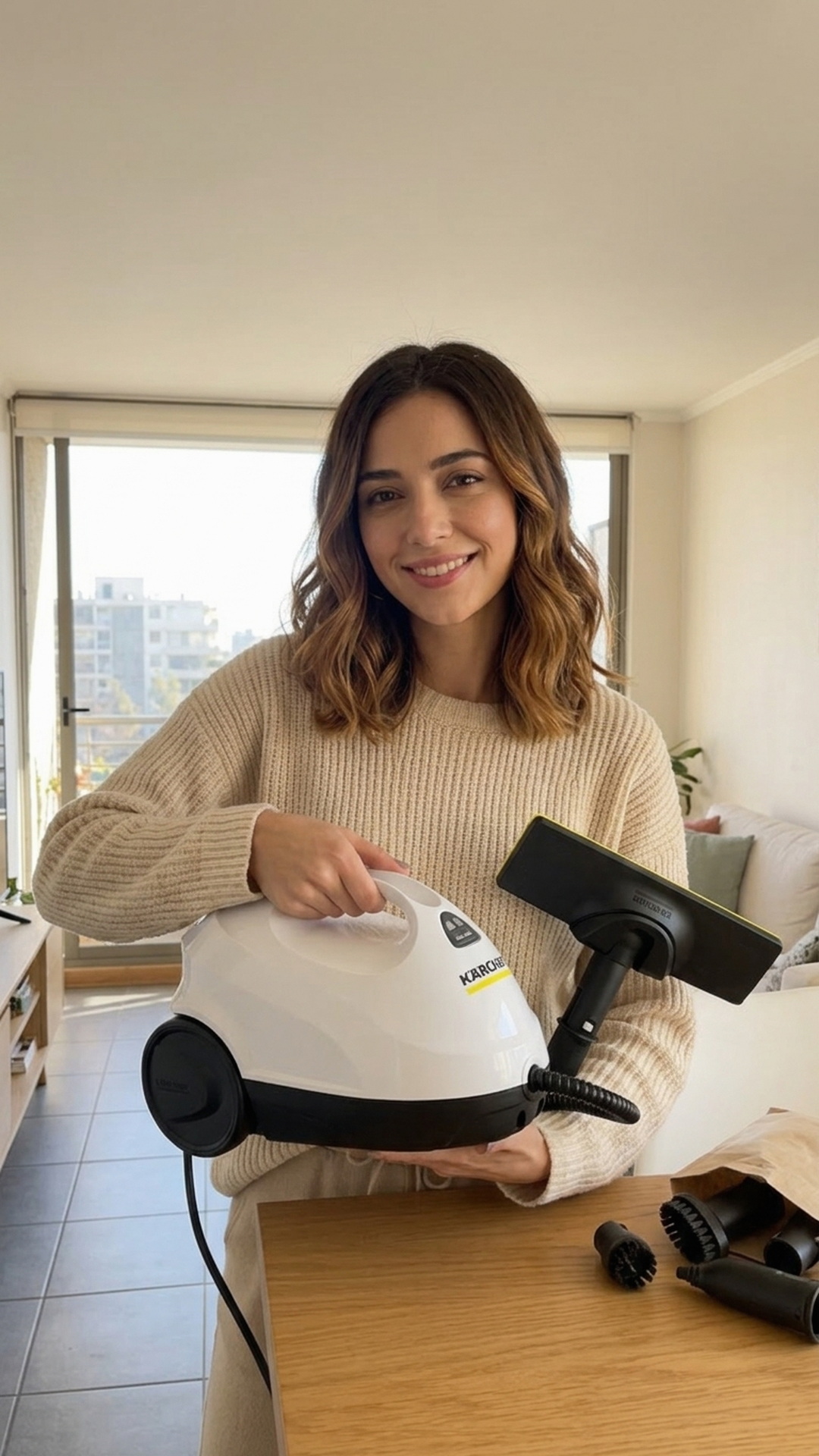Limpiador A Vapor Sc2 1500w 1l Karcher Color Blanco